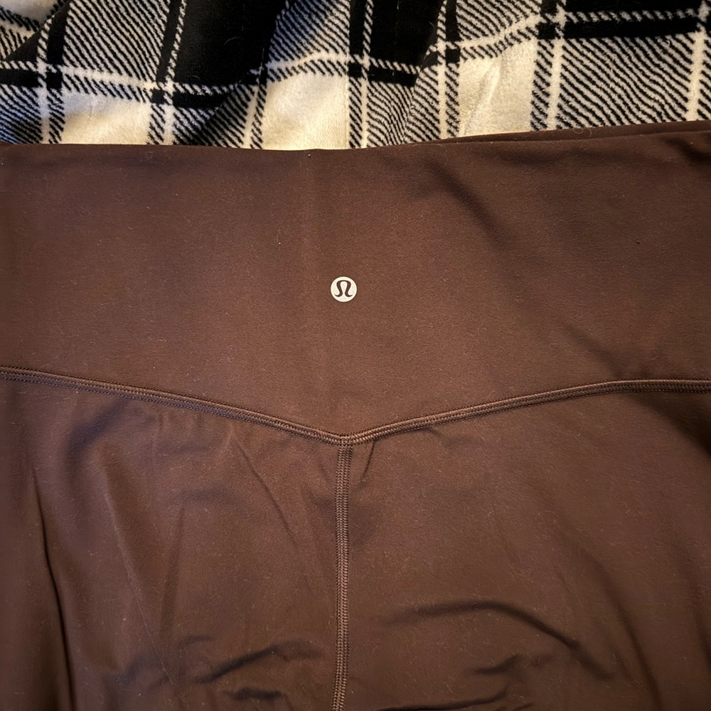 Lululemon size 10 espresso leggings womens.